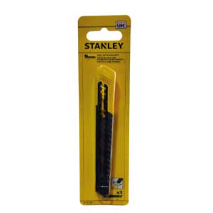STANLEY 0-10-189 Coltello Antinfortunistico A Lama Retrattile – Corpo In Metallo, Sicurezza Elevata, 155 Mm